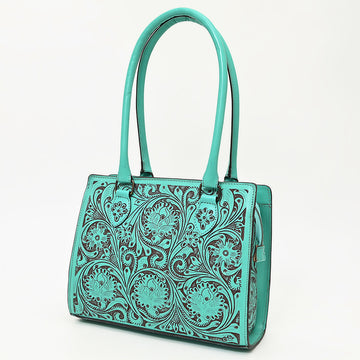 American Darling Tote Hand Tooled Genuine Leather Western Women Bag Handbag Purse | Casual